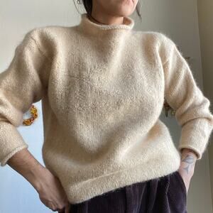 vintage wool roll neck sweater